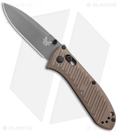 Benchmade Mini Presidio II Manual Knife Bronze Aluminum (3.2" Gray) 575GY- 2001 1 Benchmade Mini Presidio II Manual Knife Bronze Aluminum (3.2" Gray) 575GY- 2001