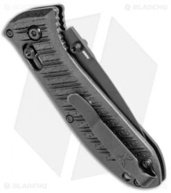 Benchmade Mini Presidio II AXIS Lock Knife Black CF-Elite⢠(3.2" Black) 575BK-1 6 Benchmade Mini Presidio II AXIS Lock Knife Black CF-Elite⢠(3.2" Black) 575BK-1 -Benchmade Shop Benchmade Mini Presido II AXIS Lock CF Elite Black 575BK 1 BHQ 104901 jr side