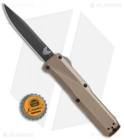 Benchmade 4600DLC-1 Phaeton D/A OTF Automatic Knife FDE (3.45" Black DLC) 7 Benchmade 4600DLC-1 Phaeton D/A OTF Automatic Knife FDE (3.45" Black DLC) -Benchmade Shop Benchmade Phaeton DA OTF FDE Black DLC 4600DLC 1 BHQ 51640 jr bottlecap 2