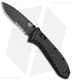 Benchmade 570SBK Presidio II AXIS Lock Folding Knife (3.7" Black Serr)
