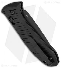 Benchmade 5700SBK Auto Presidio II Automatic Knife (3.7" Black Serr) 7 Benchmade 5700SBK Auto Presidio II Automatic Knife (3.7" Black Serr) -Benchmade Shop Benchmade Presidio II AXIS Black Serr Auto 5700SBK BHQ 51642 jr side