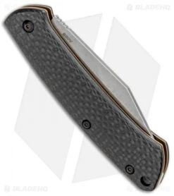 Benchmade Proper Clip Point Slip Joint Knife Carbon Fiber/FDE (2.8" SW) 318-2 -Benchmade Shop Benchmade Proper CP SJ CF FDE SW 318 2 BHQ 97553 jr side