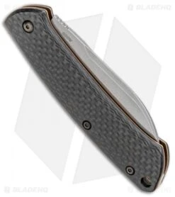 Benchmade Proper Sheepsfoot Slip Joint Knife Carbon Fiber/FDE (2.8" SW) 319-2 9 Benchmade Proper Sheepsfoot Slip Joint Knife Carbon Fiber/FDE (2.8" SW) 319-2 -Benchmade Shop Benchmade Proper Sheepsfoot SJ CF FDE SW 319 2 BHQ 97554 jr side