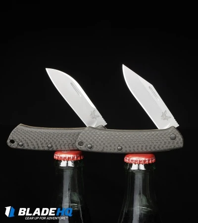 Benchmade Proper Sheepsfoot Slip Joint Knife Carbon Fiber/FDE (2.8" SW) 319-2 5 Benchmade Proper Sheepsfoot Slip Joint Knife Carbon Fiber/FDE (2.8" SW) 319-2 - Image 5