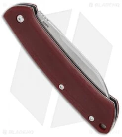 Benchmade Proper Slip Joint Knife Red G-10 (2.8" Satin) 319-1 7 Benchmade Proper Slip Joint Knife Red G-10 (2.8" Satin) 319-1 -Benchmade Shop Benchmade Proper red G10 satin 319 1 BHQ 67754 er side