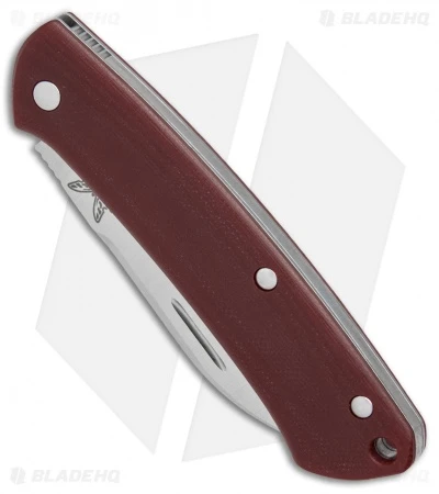 Benchmade Proper Slip Joint Knife Red G-10 (2.8" Satin) 319-1 2 Benchmade Proper Slip Joint Knife Red G-10 (2.8" Satin) 319-1 - Image 2
