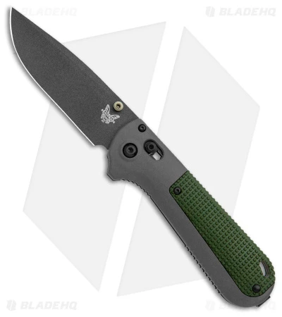 Benchmade Redoubt AXIS Lock Knife Green/Gray Grivory (3.6" Cerakote) 430BK 1 Benchmade Redoubt AXIS Lock Knife Green/Gray Grivory (3.6" Cerakote) 430BK