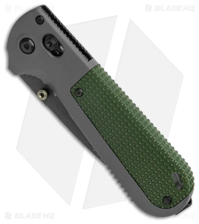 Benchmade Redoubt AXIS Lock Knife Green/Gray Grivory (3.6" Cerakote Serr) 430SBK 2 Benchmade Redoubt AXIS Lock Knife Green/Gray Grivory (3.6" Cerakote Serr) 430SBK - Image 2