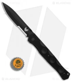 Benchmade SOCP Liner Lock Knife Black G-10 (4.47" Black Serr) 390SBK 7 Benchmade SOCP Liner Lock Knife Black G-10 (4.47" Black Serr) 390SBK -Benchmade Shop Benchmade SOCP Black G10 Black Serr BHQ 87889 er bottlecap