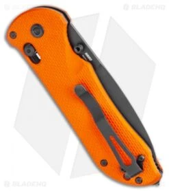 Benchmade Triage AXIS Lock Knife Orange G-10 (3.5" Black Serr) 916SBK-ORG -Benchmade Shop Benchmade Triage AXIS Lock Knife Orange G 10 3.5 Black Serr 916SBK ORG BHQ 9699 LS Side