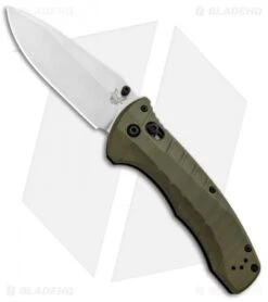 Benchmade Turret AXIS Lock Folding Knife OD Green G-10 (3.7" Satin) 980