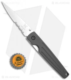 Vintage Benchmade Mini Spike 640S-BLK Liner Lock Knife (3.375" Satin Serr) -Benchmade Shop Benchmade Vintage Mini Spike LL Serr 640S BLK BHQ 35739 jr bottlecap