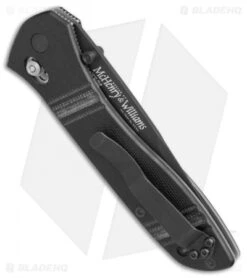 Vintage Benchmade 710 McHenry & Williams AXIS Lock Knife (4" Black Serr) 6 Vintage Benchmade 710 McHenry & Williams AXIS Lock Knife (4" Black Serr) -Benchmade Shop Vintage Benchmade 710 McHenry WIlliams black serr BHQ 71892 er side