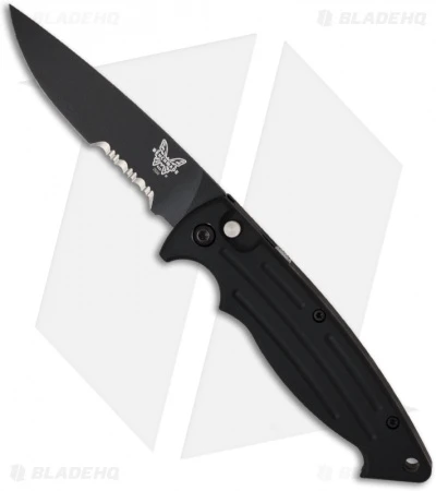 Benchmade 2550SBK Mini Reflex Automatic Knife (3.16" Black Serr) 1 Benchmade 2550SBK Mini Reflex Automatic Knife (3.16" Black Serr)