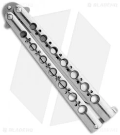 Benchmade 42 Balisong Knife Titanium Butterfly Knife T-Latch (Plain) BM42 5 Benchmade 42 Balisong Knife Titanium Butterfly Knife T-Latch (Plain) BM42 -Benchmade Shop benchmade 42 bali song t latch butterfly closed
