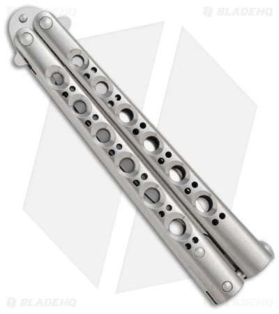 Benchmade 42 Balisong Knife Titanium Butterfly Knife (Plain) BM42 440C 2 Benchmade 42 Balisong Knife Titanium Butterfly Knife (Plain) BM42 440C - Image 2