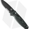 Benchmade CLA Compact Lite Auto Knife Green/Black (3.4" Black Serr) 4300SBK-1