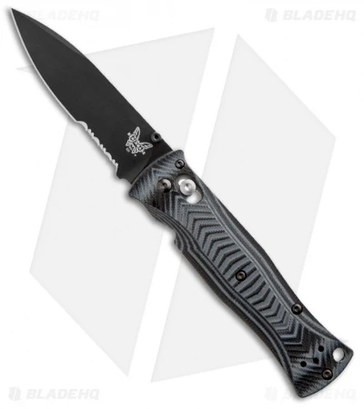 Benchmade Pardue Drop Point AXIS Lock Knife G-10 (3.25" Black Serr) 531SBK 1 Benchmade Pardue Drop Point AXIS Lock Knife G-10 (3.25" Black Serr) 531SBK