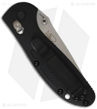 Benchmade Mini Griptilian Tanto AXIS Lock Knife Black (2.91" Satin Serr) 557S 2 Benchmade Mini Griptilian Tanto AXIS Lock Knife Black (2.91" Satin Serr) 557S - Image 2