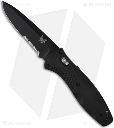 Benchmade 580SBK Barrage Spring Assist Axis Lock (3.6" Black Serr) 1 Benchmade 580SBK Barrage Spring Assist Axis Lock (3.6" Black Serr)