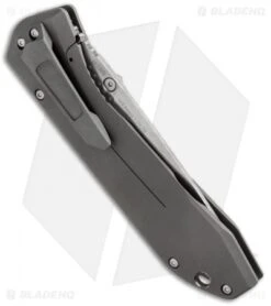Benchmade 761 Titanium Monolock Knife (3.73" Satin) 5 Benchmade 761 Titanium Monolock Knife (3.73" Satin) -Benchmade Shop benchmade 761 titanium framelock m390 side