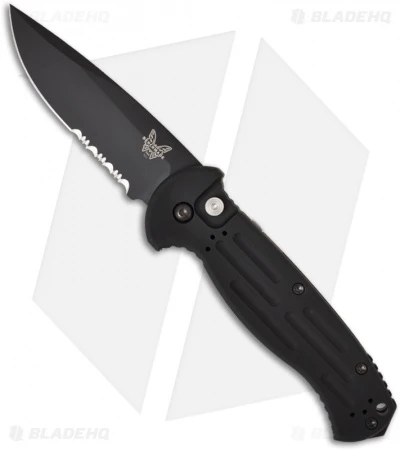 Benchmade 9051SBK AFO II Automatic Knife (3.56" Black Serr) 1 Benchmade 9051SBK AFO II Automatic Knife (3.56" Black Serr)