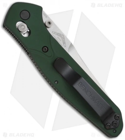 Benchmade 940 Osborne AXIS Lock Knife Green (3.4" Satin) 2 Benchmade 940 Osborne AXIS Lock Knife Green (3.4" Satin) - Image 2