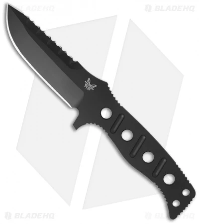 Benchmade 375 Adamas Fixed Blade Knife (4.20" Black) 375BKSN 1 Benchmade 375 Adamas Fixed Blade Knife (4.20" Black) 375BKSN