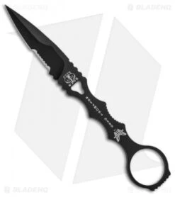 Benchmade SOCP Fixed Blade Knife 178SBKSN (3.22" Serr Black) W/ Sand Sheath