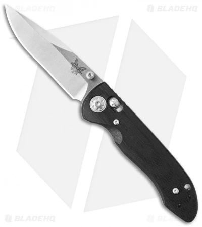 Benchmade Foray AXIS Lock Knife Black G-10 (3.24" Satin) 698 1 Benchmade Foray AXIS Lock Knife Black G-10 (3.24" Satin) 698