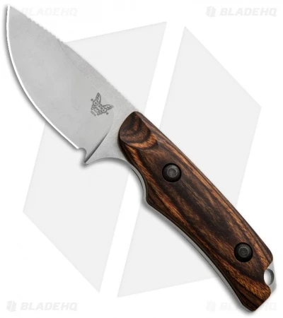Benchmade Hidden Canyon Hunter Knife Wood Fixed Blade (2.67" Stonewash) 15016-2 1 Benchmade Hidden Canyon Hunter Knife Wood Fixed Blade (2.67" Stonewash) 15016-2
