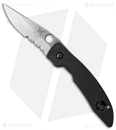 Vintage Benchmade Mini AFCK 812S Liner Lock Knife (3.25" Satin Serr) 1 Vintage Benchmade Mini AFCK 812S Liner Lock Knife (3.25" Satin Serr)