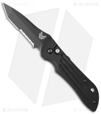 Benchmade Mini Auto-Stryker Automatic Knife (2.95" Black Serr) 9501SBK Next Gen 1 Benchmade Mini Auto-Stryker Automatic Knife (2.95" Black Serr) 9501SBK Next Gen