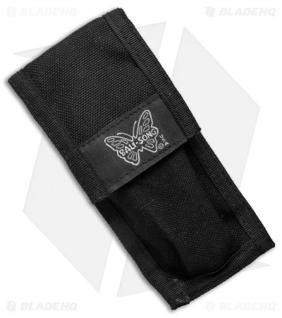 Benchmade Vintage Bali-Song USA Jody Samson Butterfly Knife Red Rag Micarta (4.25" Bowie) 3 Benchmade Vintage Bali-Song USA Jody Samson Butterfly Knife Red Rag Micarta (4.25" Bowie) - Image 3