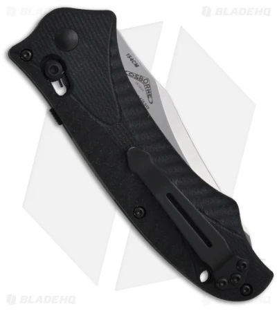 Benchmade Rift Automatic Knife Black G-10 (3.67" Satin Serr) 9555S 2 Benchmade Rift Automatic Knife Black G-10 (3.67" Satin Serr) 9555S - Image 2