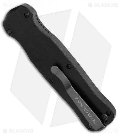 Benchmade Pagan Bayonet S/E OTF Automatic Knife (3.96" Black) 3321BK 2 Benchmade Pagan Bayonet S/E OTF Automatic Knife (3.96" Black) 3321BK - Image 2