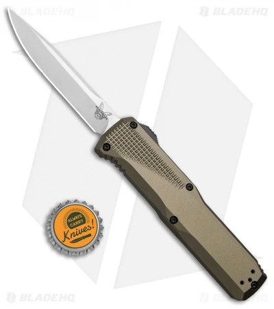 Benchmade 4600-1 Phaeton D/A OTF Automatic Knife Flat Dark Earth (3.45" Satin) 4 Benchmade 4600-1 Phaeton D/A OTF Automatic Knife Flat Dark Earth (3.45" Satin) - Image 4