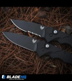 Benchmade Rukus II Automatic Knife (3.4" Black) 9600BK 9 Benchmade Rukus II Automatic Knife (3.4" Black) 9600BK -Benchmade Shop benchmade rukus ii plain 9600BK BHQ 74494 serr 9600SBK BHQ 74379 dl 1