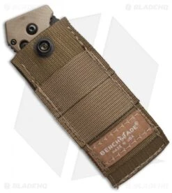 Benchmade Sibert 275SBKSN Adamas AXIS Lock Knife Tan G-10 (3.82" Black Serr) -Benchmade Shop benchmade sibert adams 275sbksn sheath