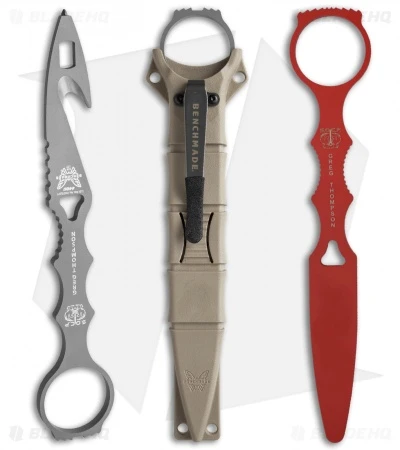 Benchmade SOCP Rescue Tool + Trainer W/ Sand Sheath (Gray) 179GRYSN-COMBO 1 Benchmade SOCP Rescue Tool + Trainer W/ Sand Sheath (Gray) 179GRYSN-COMBO