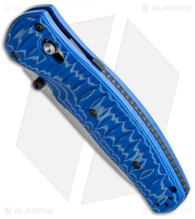 Benchmade Volli AXIS-Assist Knife Blue G-10 (3.26" Satin) 1000001-1601 2 Benchmade Volli AXIS-Assist Knife Blue G-10 (3.26" Satin) 1000001-1601 - Image 2