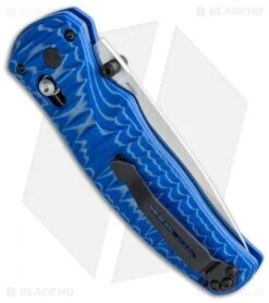 Benchmade Volli AXIS-Assist Knife Blue G-10 (3.26" Satin) 1000001-1601 5 Benchmade Volli AXIS-Assist Knife Blue G-10 (3.26" Satin) 1000001-1601 -Benchmade Shop benchmade volli 1000001 1601 side cm
