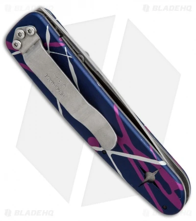 Rare Benchmade 855-01 Liner Lock Knife Color Trails (2.9" Satin) 3 Rare Benchmade 855-01 Liner Lock Knife Color Trails (2.9" Satin) - Image 3