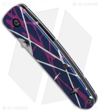 Rare Benchmade 855-01 Liner Lock Knife Color Trails (2.9" Satin) 2 Rare Benchmade 855-01 Liner Lock Knife Color Trails (2.9" Satin) - Image 2