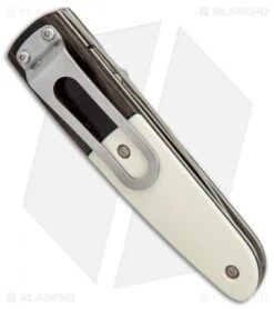 Vintage Benchmade 850-01 Mel Pardue Knife Black Dymondwood/Ivory (2.8" Satin) 5 Vintage Benchmade 850-01 Mel Pardue Knife Black Dymondwood/Ivory (2.8" Satin) -Benchmade Shop vintage benchmade 850 01 Mel Pardue black dymondwood ivory BHQ 37799 er side